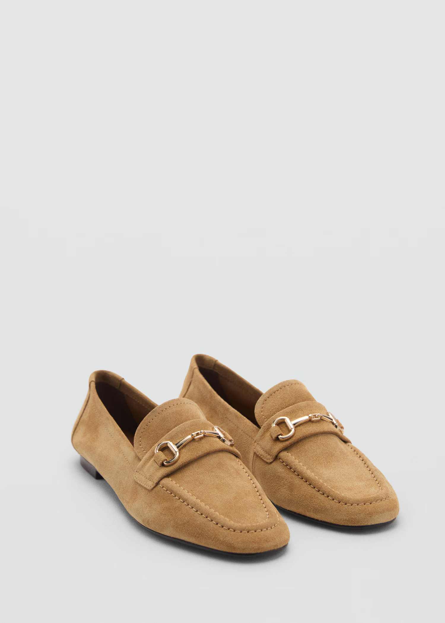 Buckle leather moccasins | Mango (US/MX/AU)