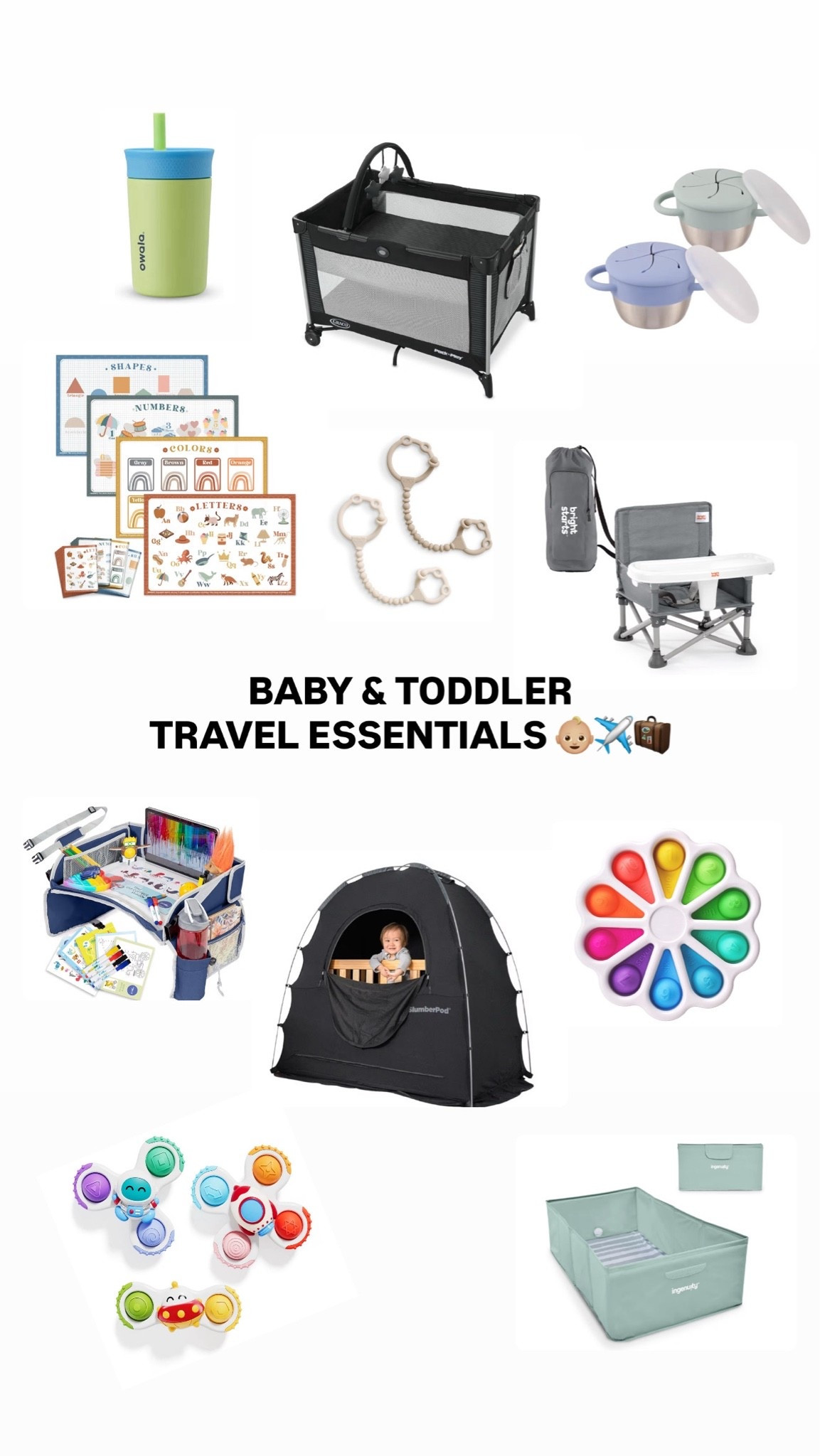 Travel essentials to make traveling with a a baby or toddler easier 🩵

#LTKmomlife #LTKBaby #LTKTravel