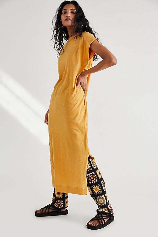 All Day Long Midi T-Shirt Dress | Free People (Global - UK&FR Excluded)