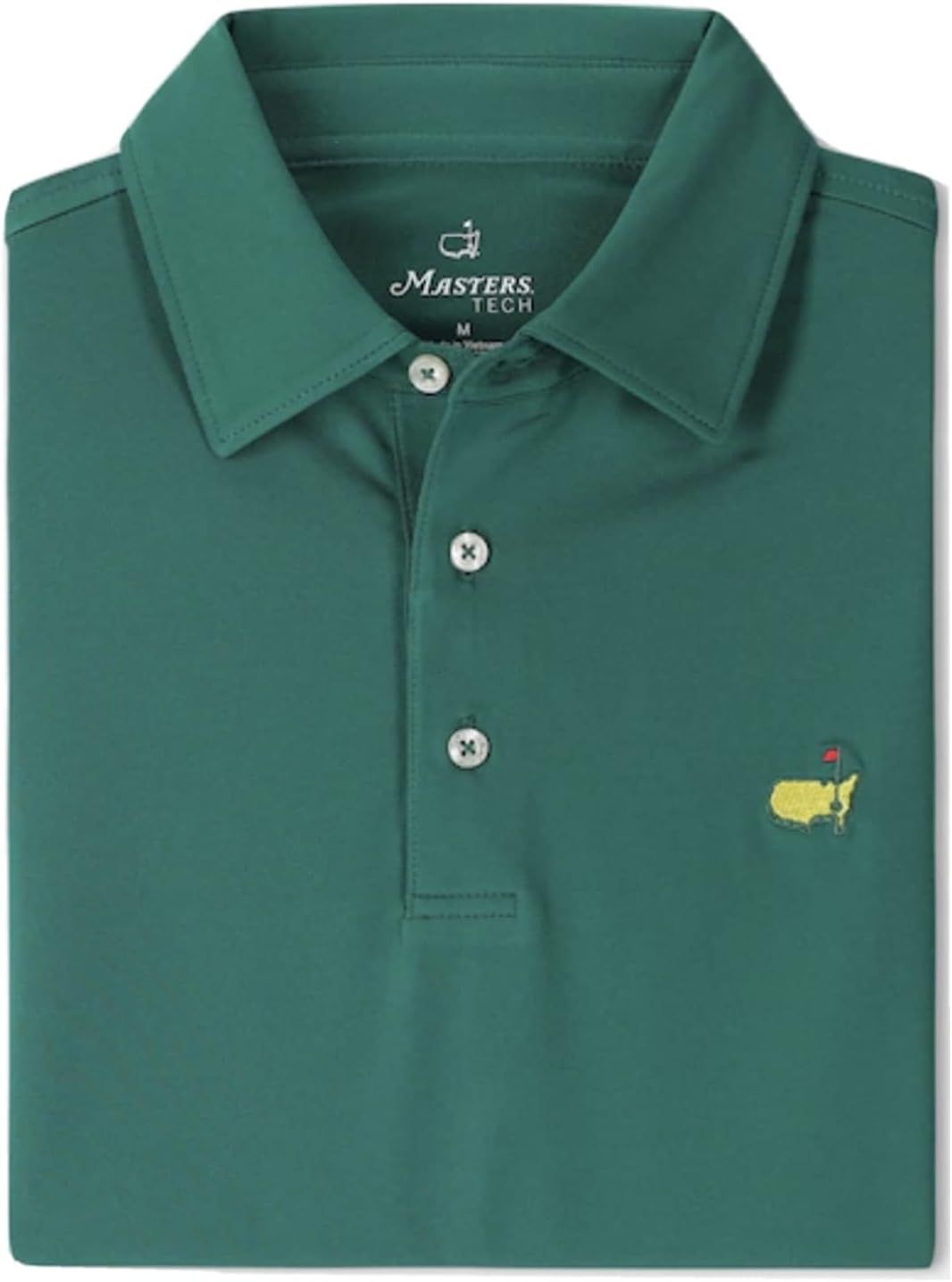 Authentic Masters 2023 Men's Performance Tech Stretch Golf Shirt Polo - Augusta Green       Send ... | Amazon (US)
