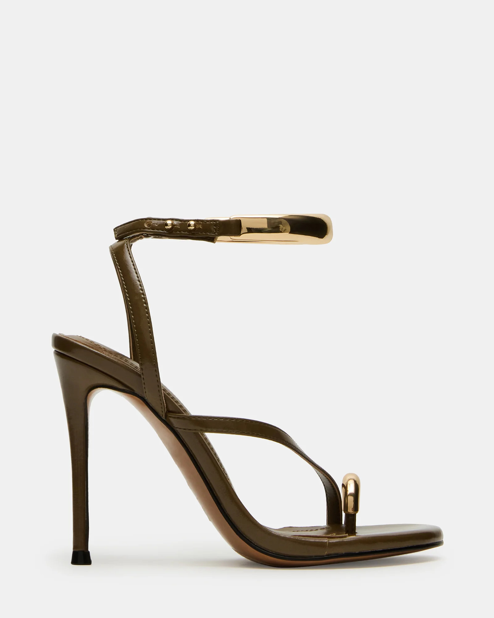 TIA Olive Open-Toe Stiletto Women's Heel | Steve Madden (US)