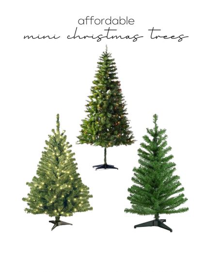 Affordable mini Christmas trees 

#LTKsalealert