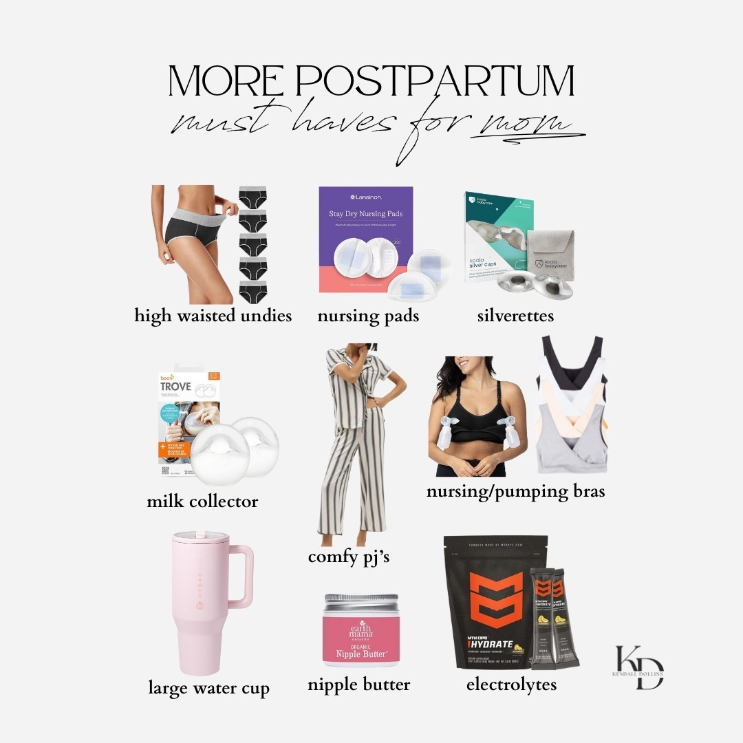 Postpartum prep continued 🍼✨
These are my ride-or-die postpartum essentials that actually made recovery easier + more comfortable. 

#postpartumrecovery #newmomessentials #LTKbaby #LTKnewmom”