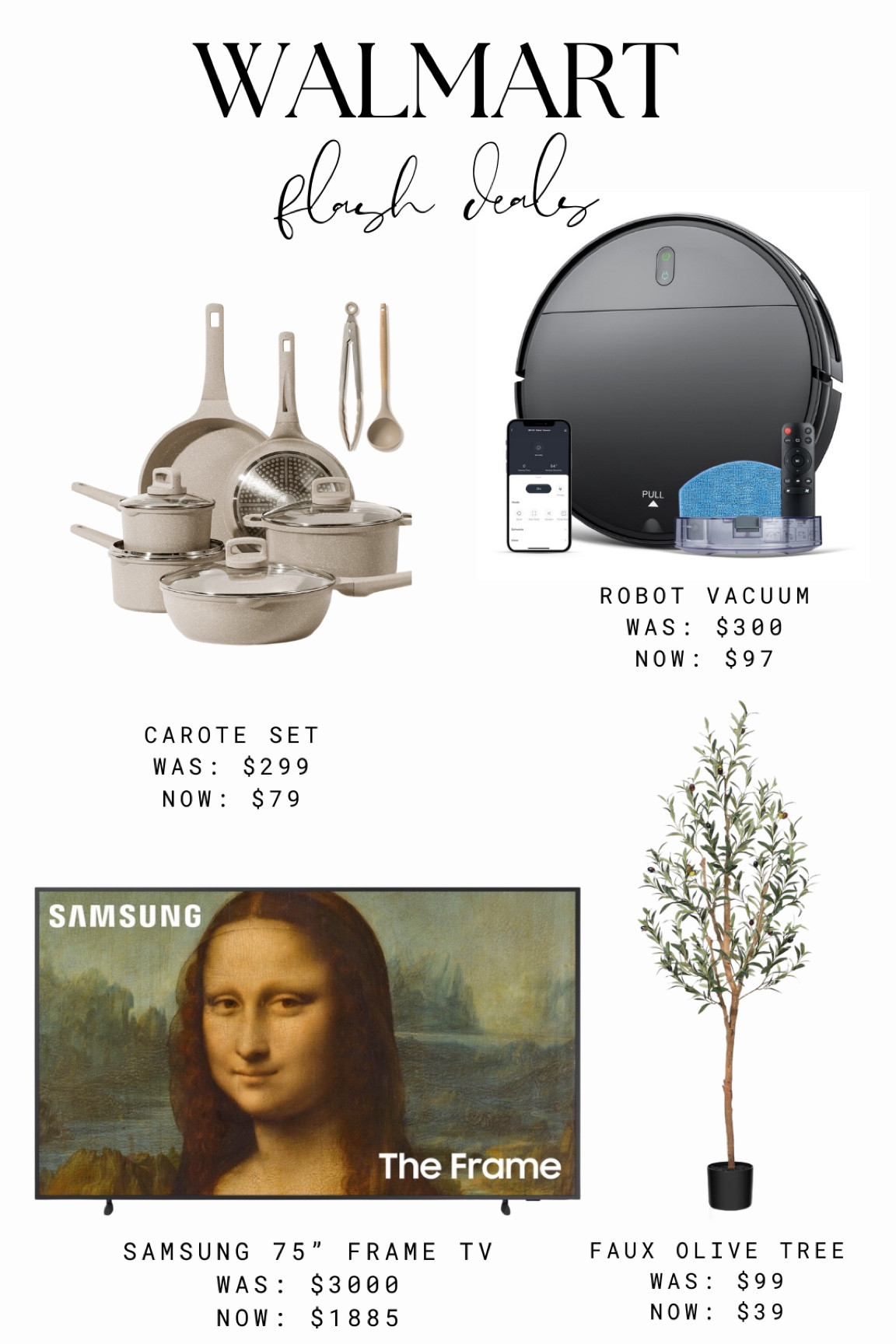 Walmart flash sale finds! Some of my favorites were the samsung frame and faux olive tree!

#LTKsalealert #LTKSpringSale #LTKfamily