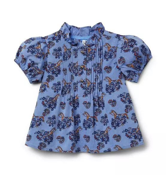 Floral Horse Print Top | Janie and Jack