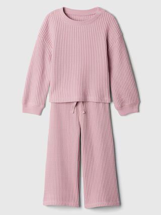 babyGap Waffle-Knit Two-Piece Outfit Set | Gap Factory