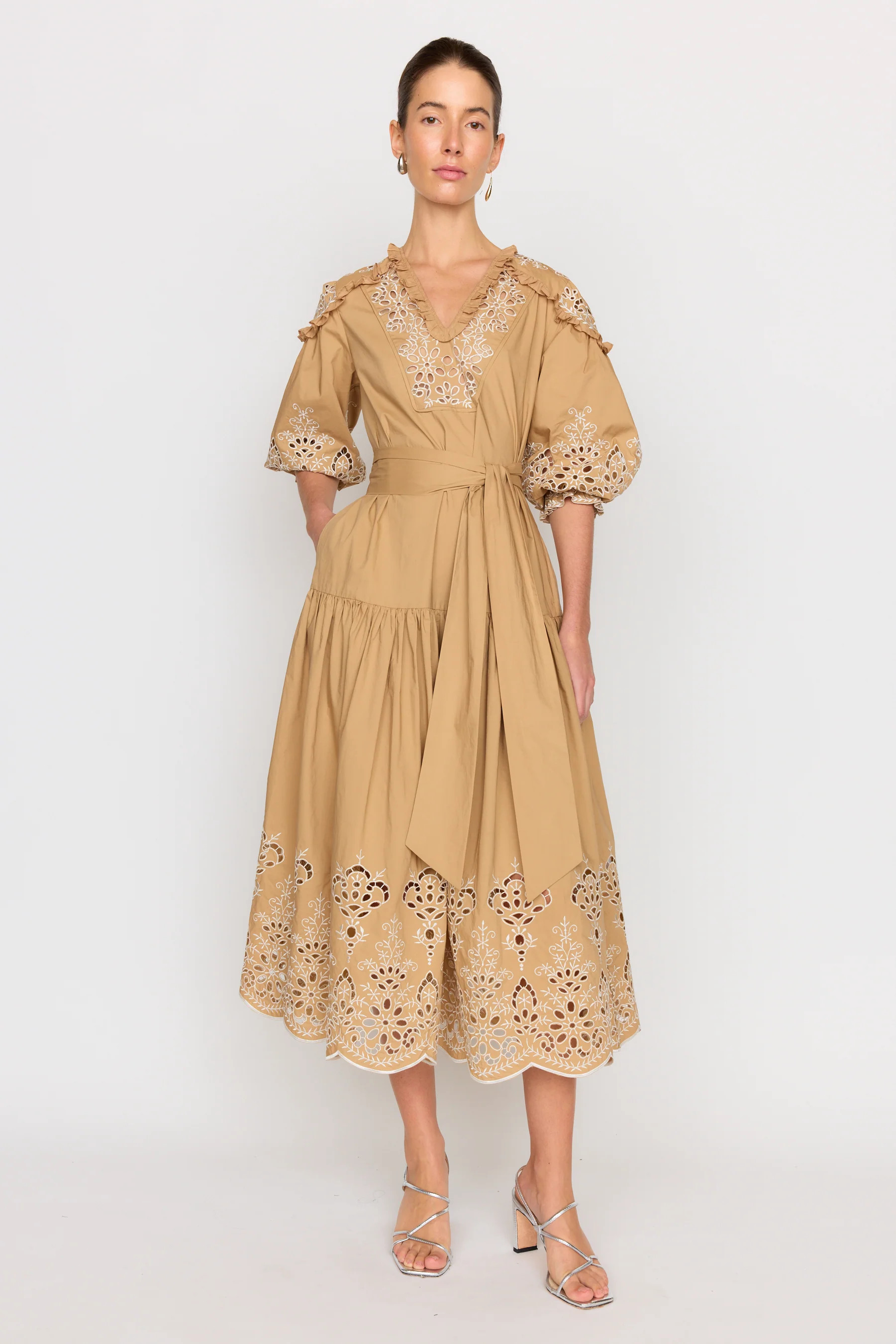Hadley Dress - Khaki | Christy Lynn