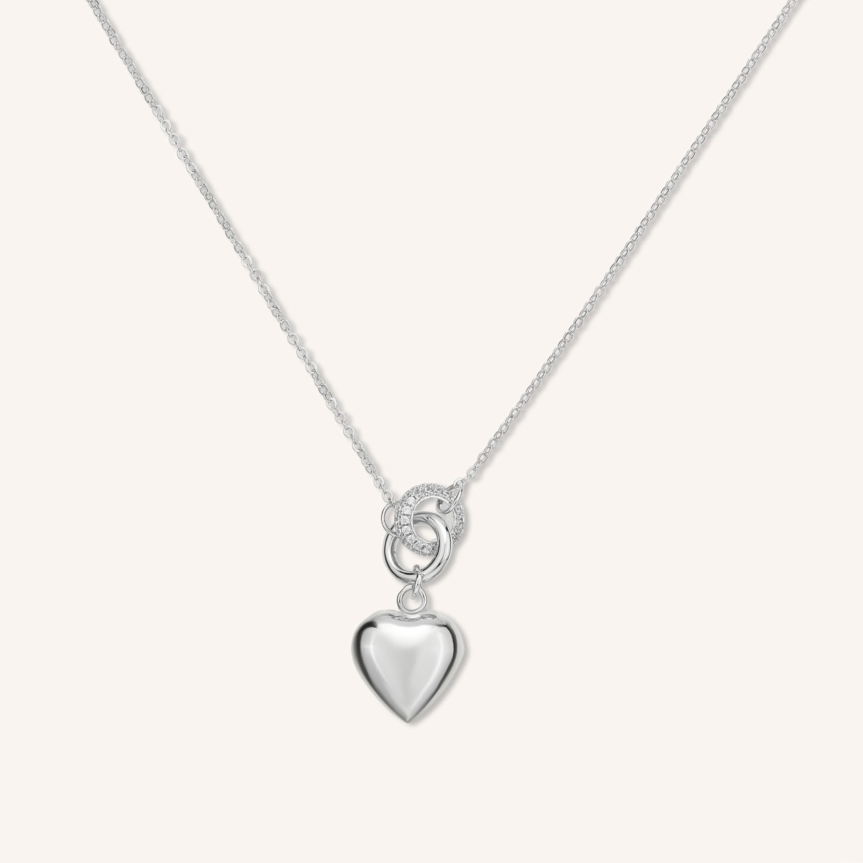 Speaking of Romance Necklace - Silver | Victoria Emerson