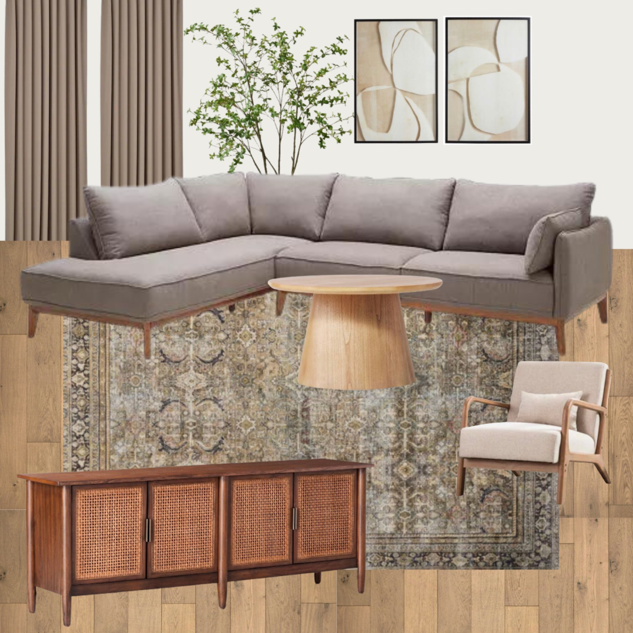 Cozy living room on a budget ✨