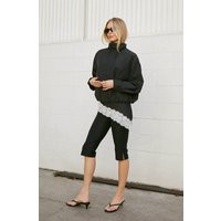 ASTR the Label | Cooper Funnel Neck Bomber Jacket in Black | Size XS | ASTR The Label (US)