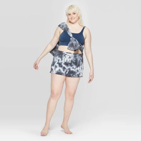 Women's Plus Size Lounge Pajama Shorts - Colsie™ Navy | Target