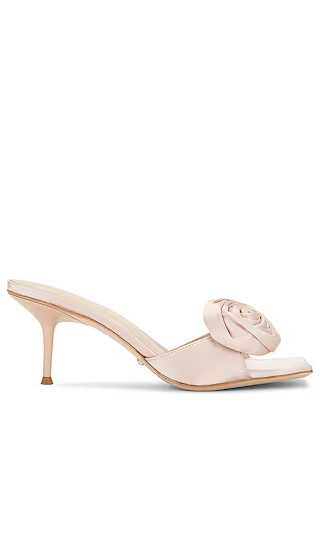 RAYE Rosette Mule in Nude. - size 10 | Revolve Clothing (Global)