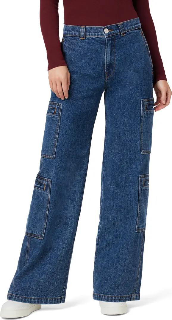 High Waist Cargo Jeans | Nordstrom Rack