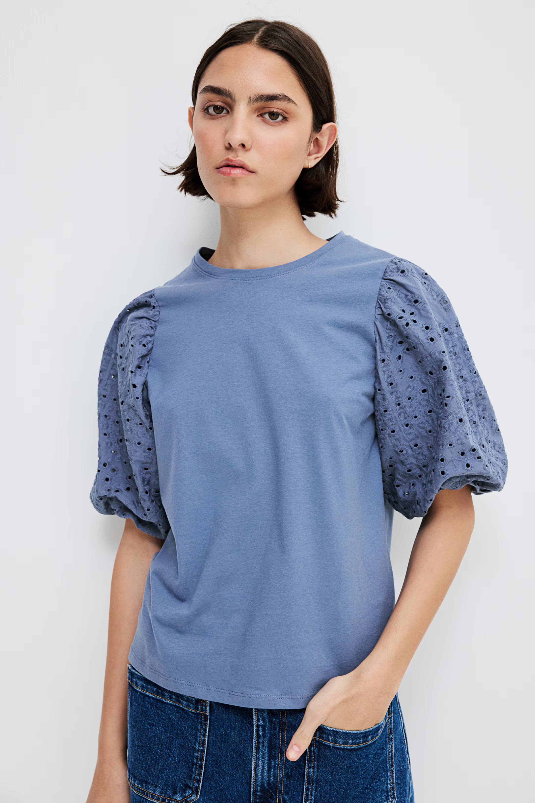 Balloon-Sleeved Top | H&M (US + CA)