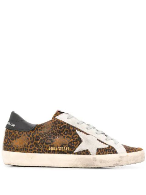 Golden Goosestar panel sneakers | Farfetch (US)