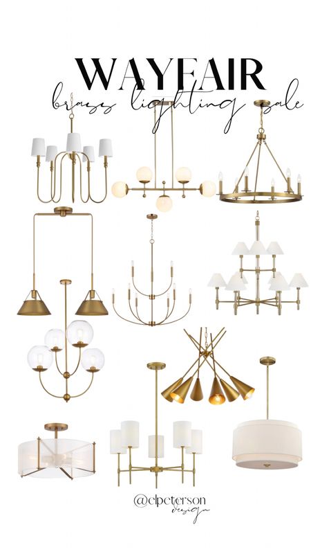Light fixtures
Chandeliers 
Brass chandelier 
Brass light fixture 

#LTKhome