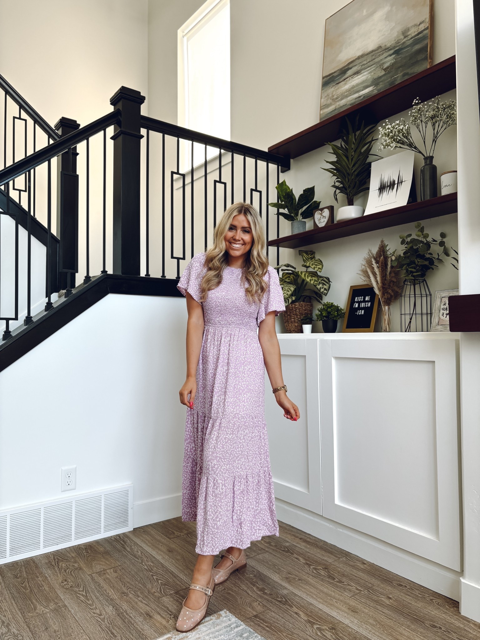 Dress: wearing usual size M
Flats: size up half 

| spring outfit | Easter dress | spring dress | amazon fashion | teacher outfit | wedding guest dress | date night outfit

#LTKFindsUnder100 #LTKWorkwear #LTKSeasonal