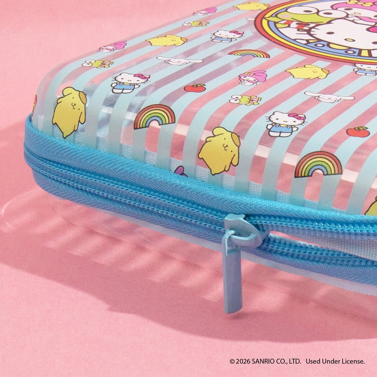 Hello Kitty and Friends Clear Pencil Case with Blue Stripes | Walmart (US)