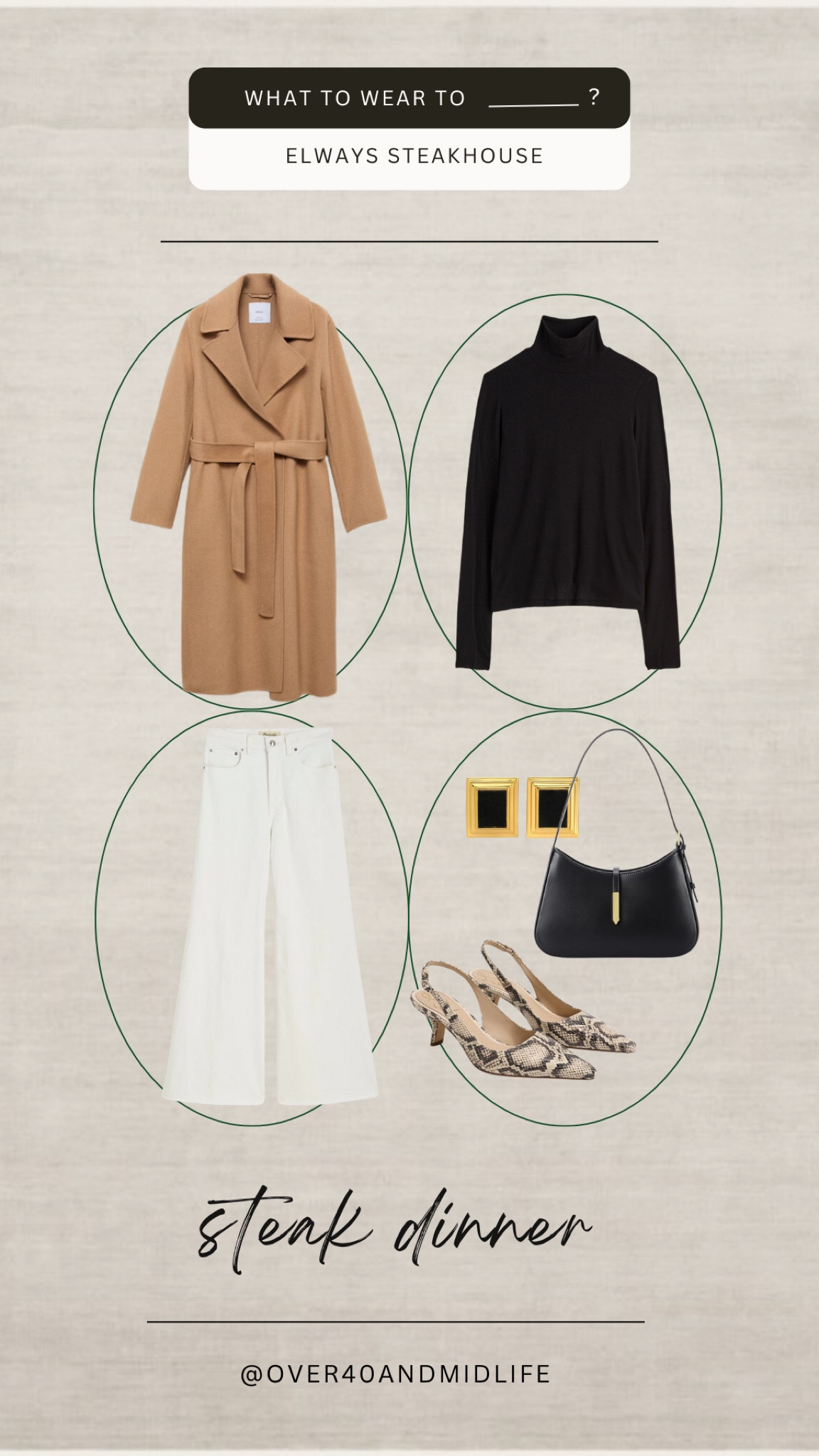  ✨Tap the bell and ❤️ for over 40 fashion, midlife style, midsize fashion and luxury looks for less. 

What to wear steakhouse dinner

👑"Helping you look good, feel good!" - Lindsey Denver

Over 40 mom, over 50, midlife, midsize fashion, size 10, size 12, size 8, ootd, perimenopause, gen X, body confidence, over 45, outfit inspiration, mom outfit 


#LTKStyleTip #LTKOver40 #LTKMidsize