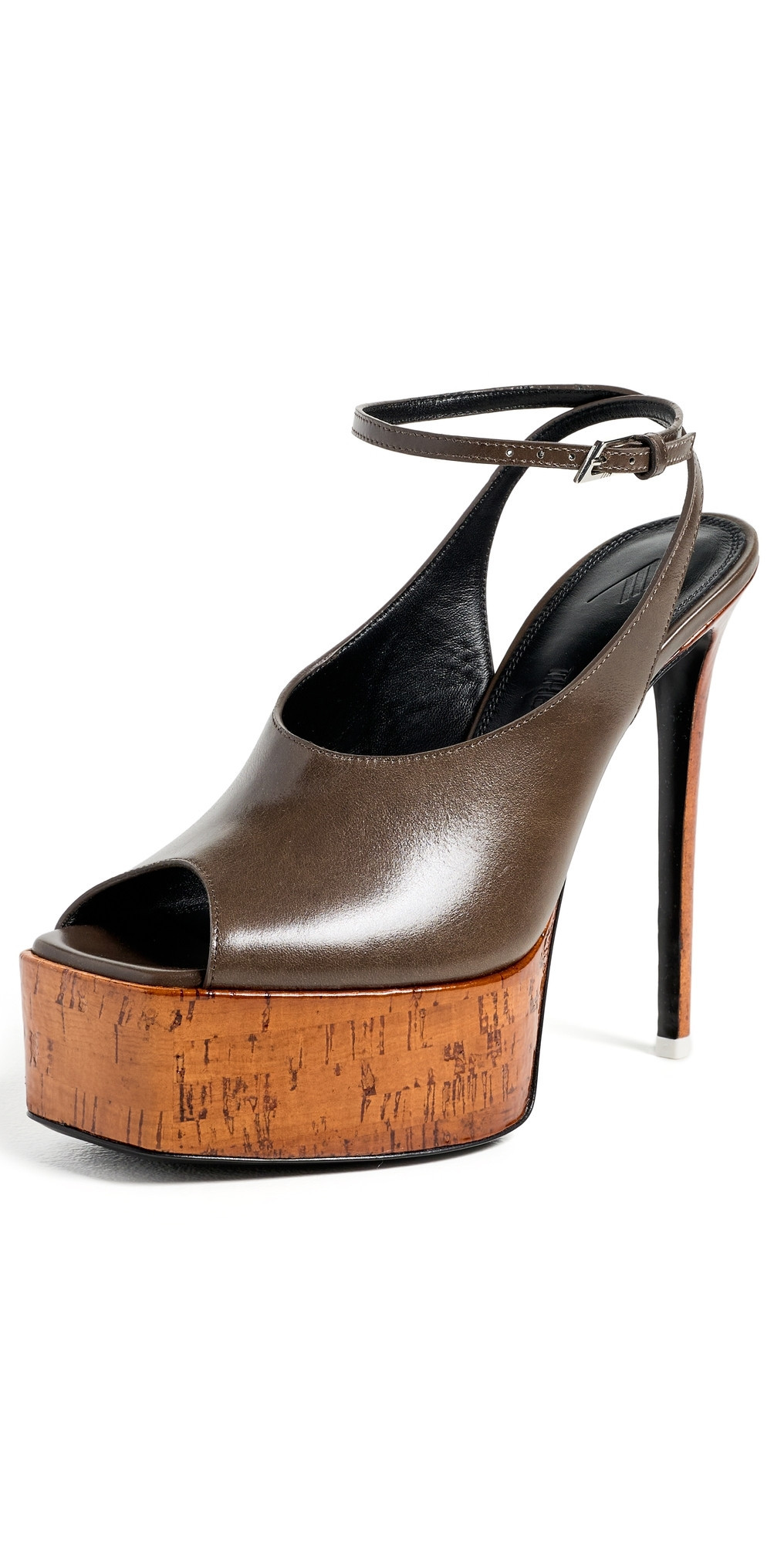 The Attico Ornella Sandals 140m Brown 41 | Shopbop
