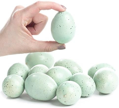 Factory Direct Craft Package of 36 Blue Speckled Robin Faux Eggs Easter Eggs for DIY Spring Displ... | Amazon (US)