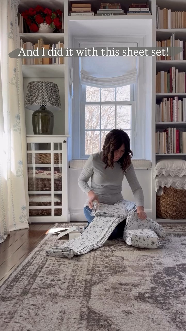 And I did it with this sheet set!