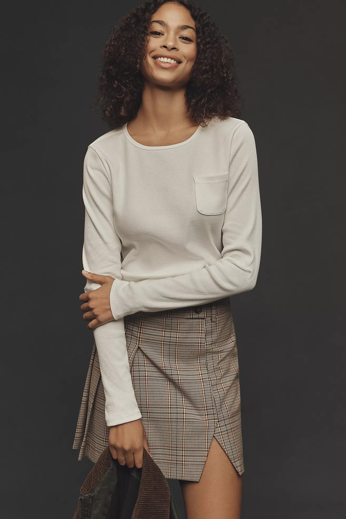 Pilcro Long-Sleeve Pocket Tee | Anthropologie (US)