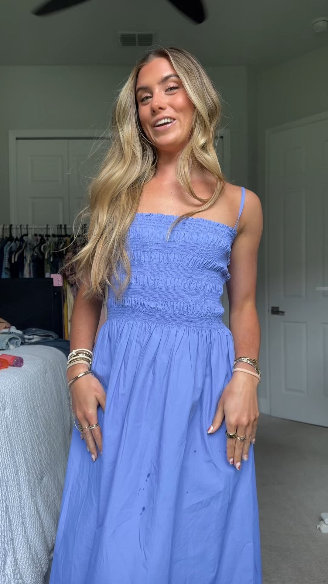 I got new Steve Madden @stevemadden sandals for summer! I am wearing size 8.  The clear ballet flats are the GROVE in clear: The GROVE is a flat design with a square-toe and jelly cage design, providing both style and comfort for everyday wear. With its airy design, your feet can stay cool and comfortable all day long.

#LTKFindsUnder100 #LTKSeasonal #LTKShoeCrush