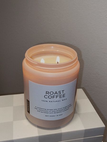 One of my favorite #AmazonFinds ☕️ If you want your home to smell like a coffee shop - try this candle! #homedecor #amazon #candles 

#LTKFindsUnder50 #LTKSeasonal #LTKHome