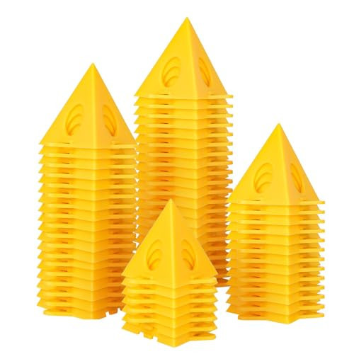 FDKJEJC 36pcs Painters PyramidStands - Paint Triangle Stands，Paint Stands for Painting，Mini Cone Paint Stands for Cabinet and Door Risers Support | Amazon (US)