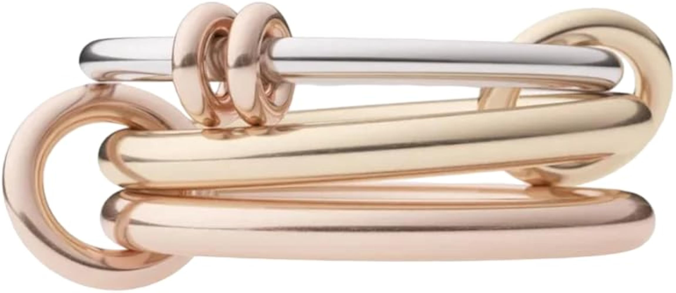 Waterproof Linked Ring, stackable Ring, Minimalism style for women, Never Tarnish, best Birth day... | Amazon (US)
