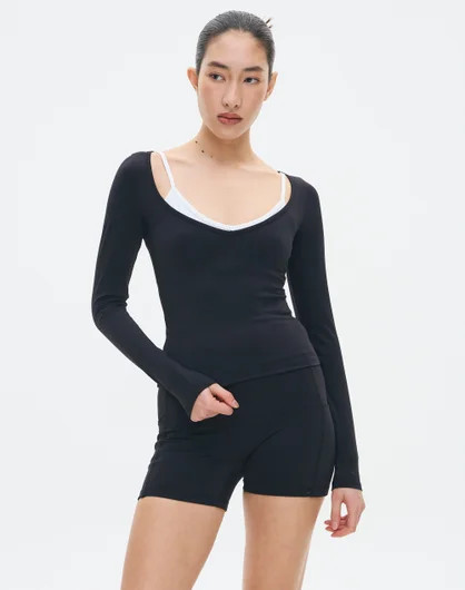Layered Longsleeve Active Top | Glassons (Australia)