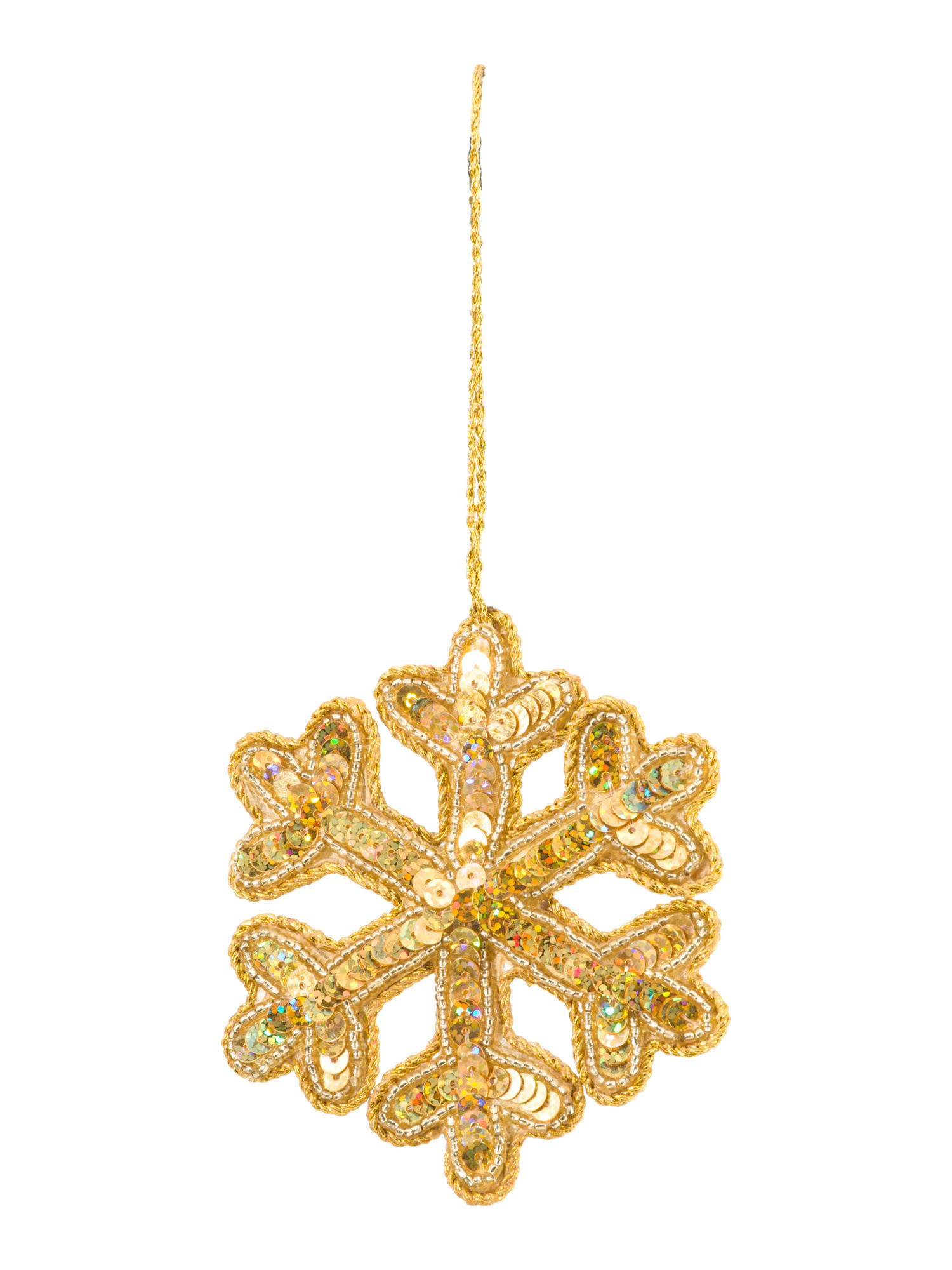 Snowflake Hand Beaded Ornament | Pillows & Decor | Marshalls | Marshalls