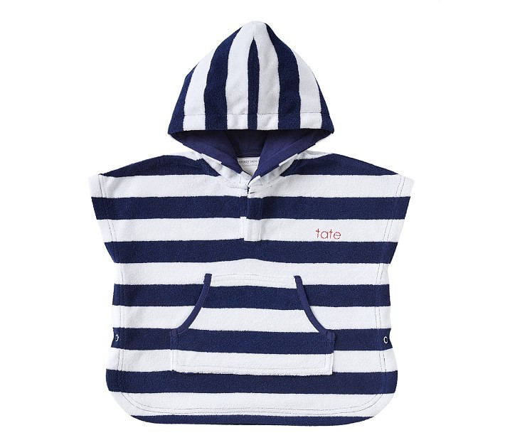 Rugby Stripe Nursery Cover Up | Pottery Barn (US)
