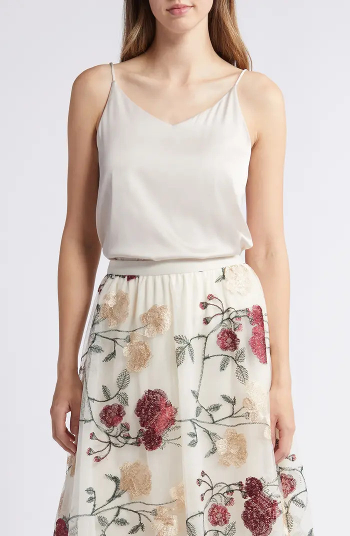 NIKKI LUND Bijou Satin Camisole | Nordstrom | Nordstrom