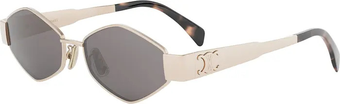 Triomphe 54mm Geometric Sunglasses | Nordstrom