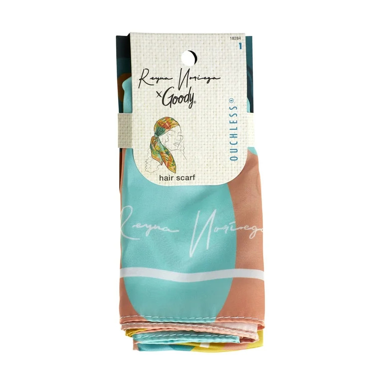 Goody Tru X Reyna Noriega Collab Ouchless®® Satin Hair Scarf Yellow 1Ct | Walmart (US)