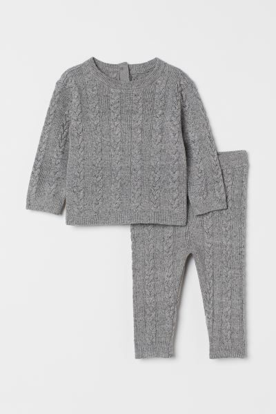 Cable-knit Sweater and Pants | H&M (US + CA)