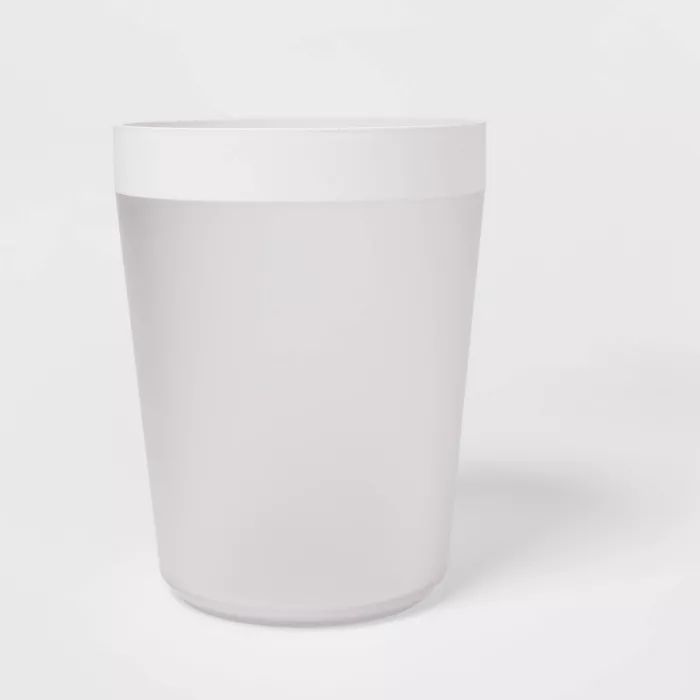 Wastebasket Frosted - Room Essentials™ | Target