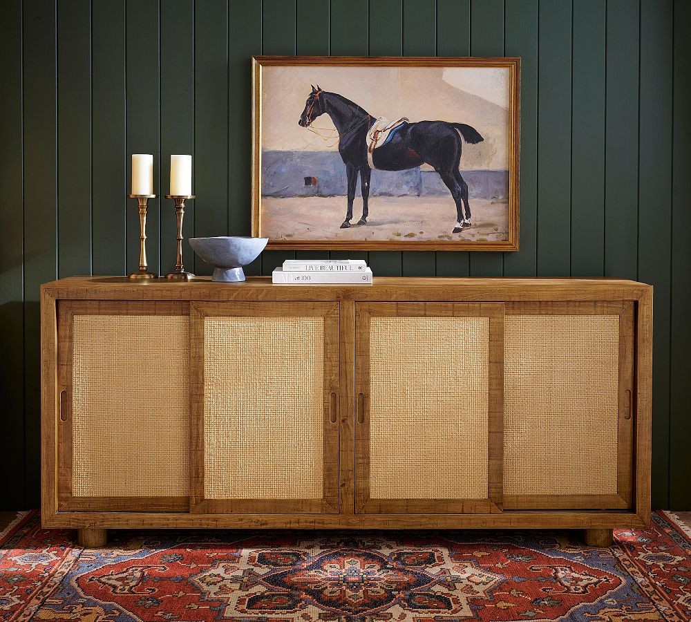 Catalina Cane Storage Console (80") | Pottery Barn (US)