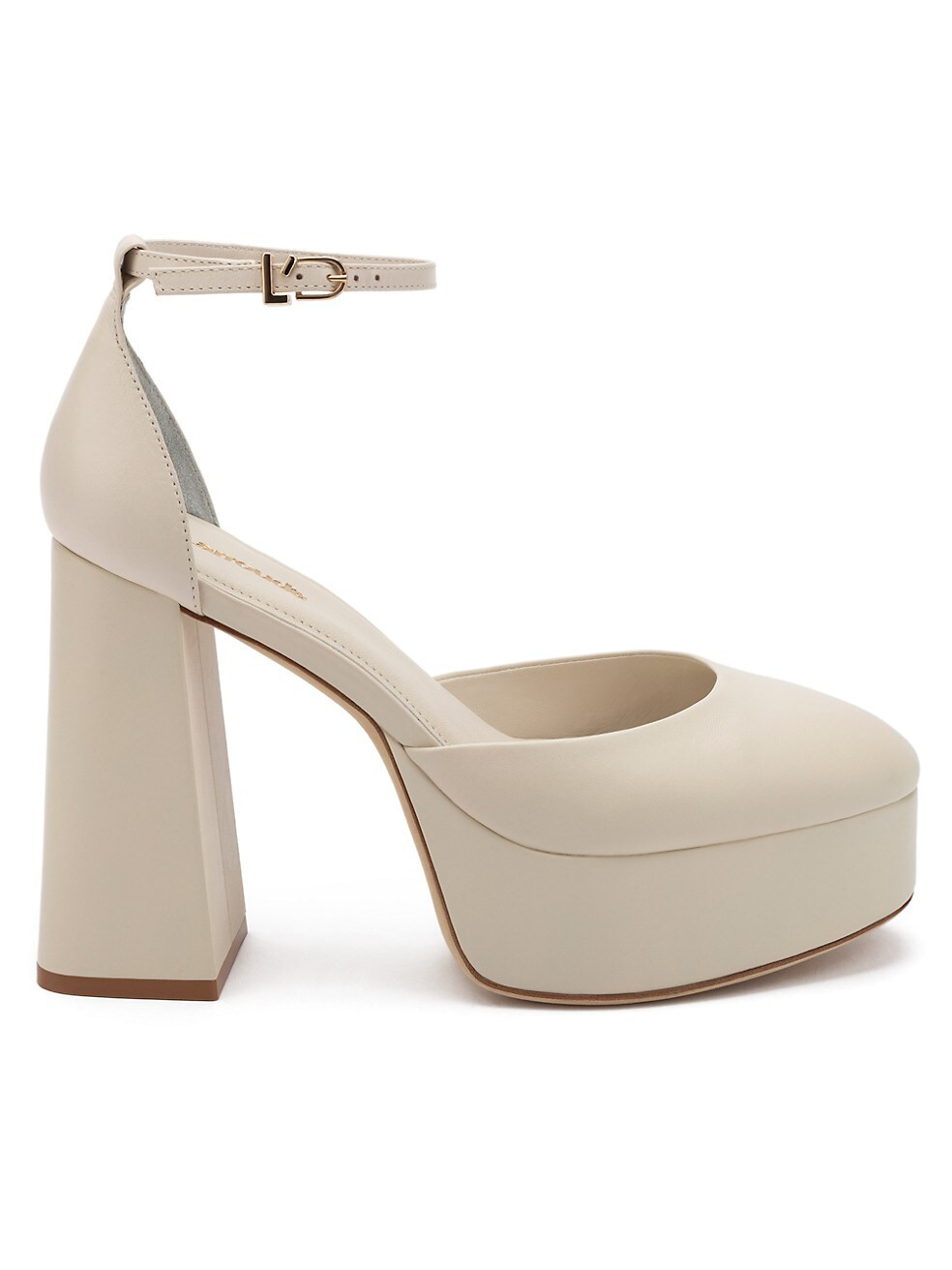 Ari Leather Ankle-Strap Platform Pumps | Saks Fifth Avenue