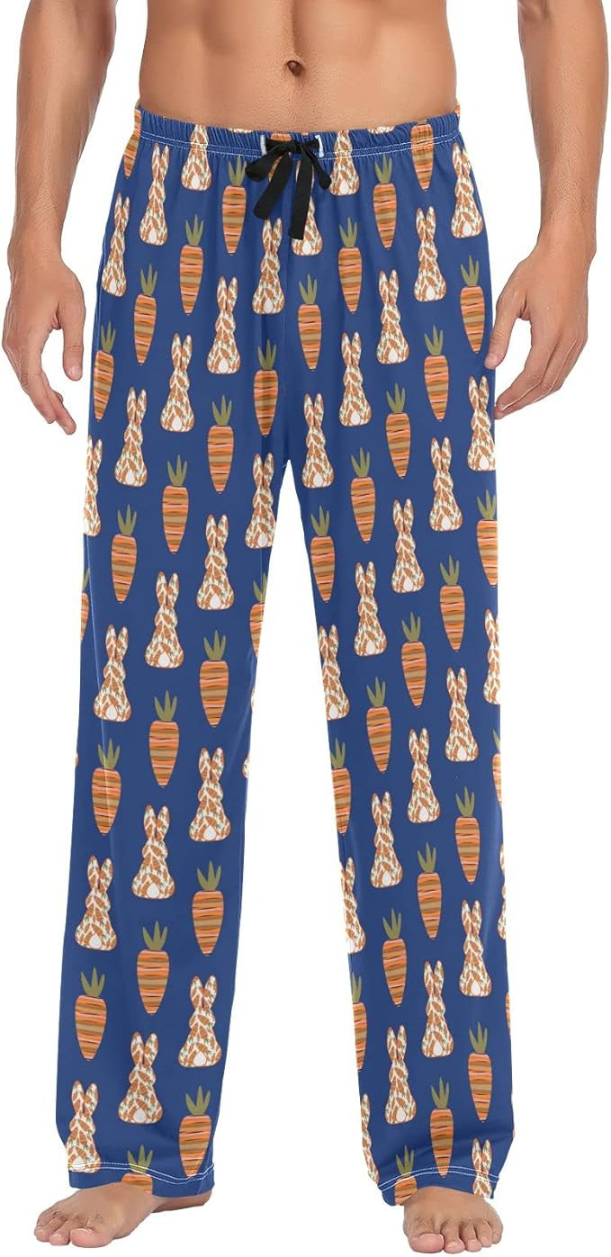 Ollabaky Pajama Pants for Men PJs Bottoms Sleep Lounge Pants with Pockets, S M L XL XXL | Amazon (US)