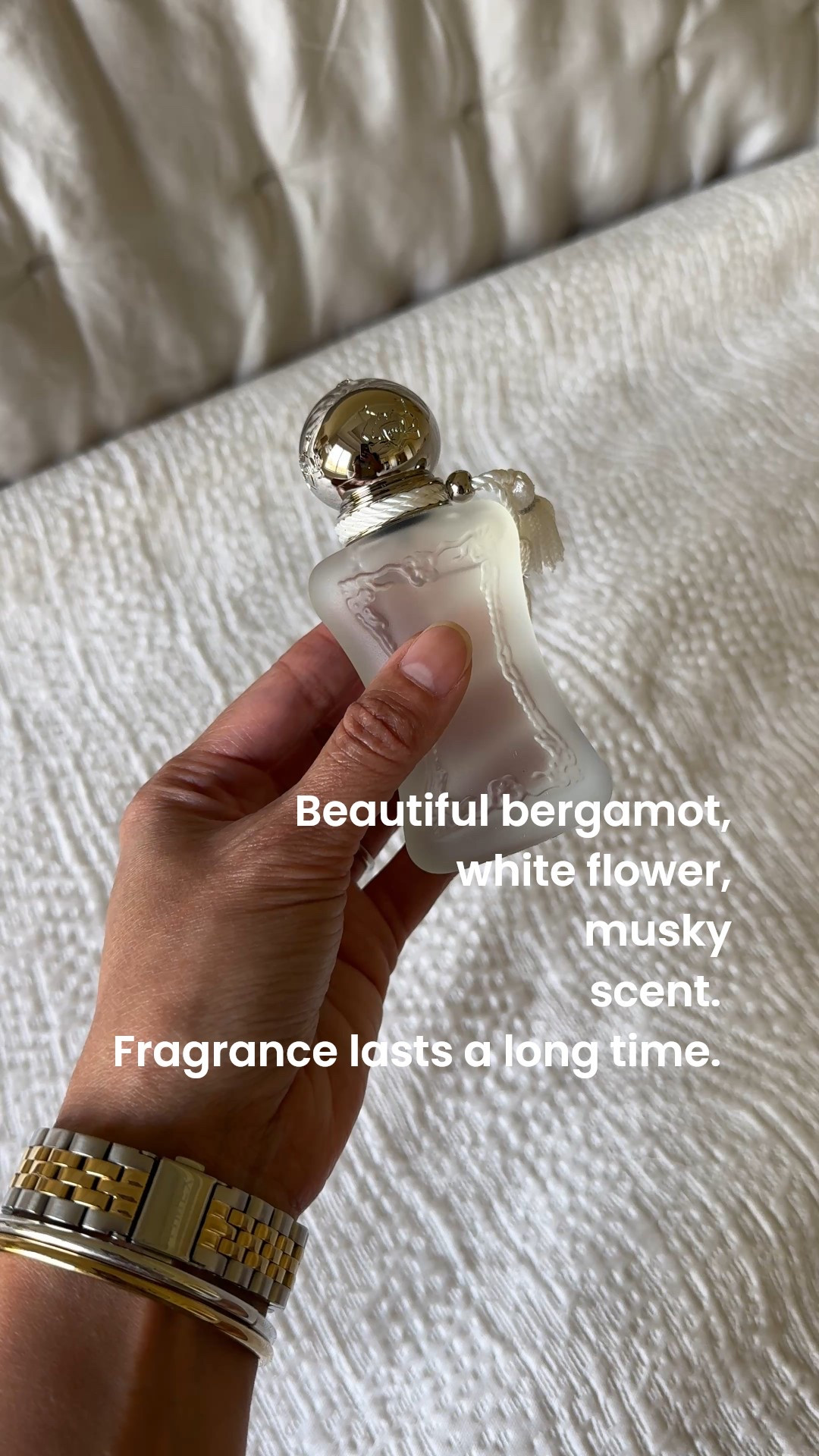 Beauty. Perfume. 
Beautiful bergamot, white flower, musky scent. Fragrance lasts a long time too  

#LTKOver40 #LTKBeauty