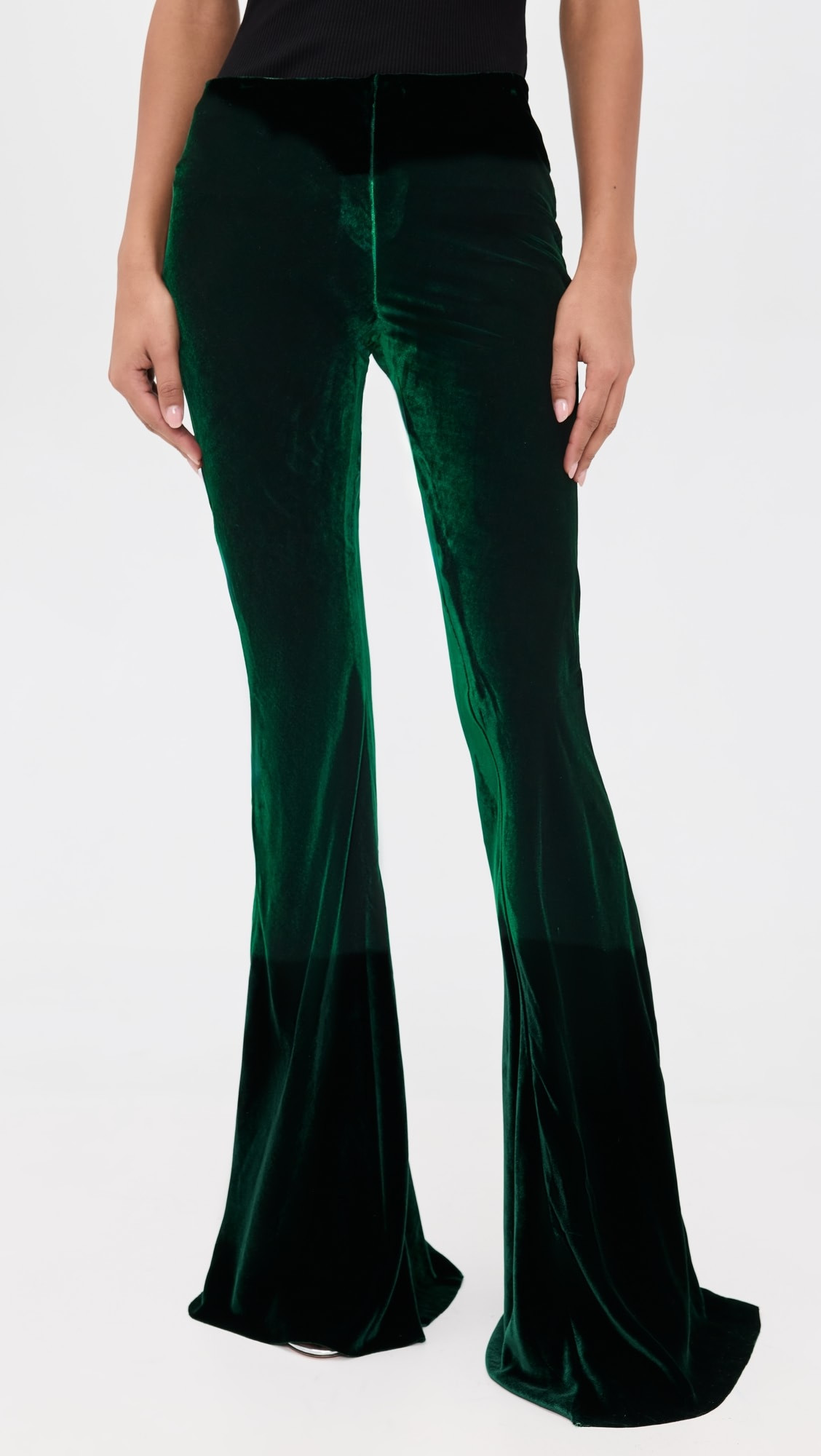 Velvet Flare Trousers | Shopbop