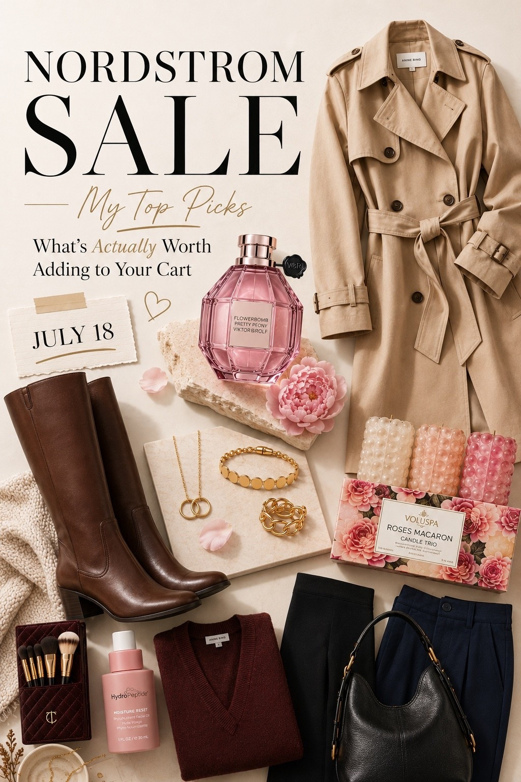Nordstrom Sale Alert: What’s Actually Worth Adding to Your Cart

The Nordstrom Sale starts July 18, so I started pulling together the pieces I think are actually worth a second look.

Think classic boots, a trench you’ll wear forever, gold jewelry, cozy home finds, and a few beauty favorites that feel special without being random.

I’ll keep updating this edit as I find more, but this is the first round of pieces I’d personally wishlist before the sale opens.

Save this now so you can come back when the sale goes live.

#LTKFinds #LTKStyle #NordstromSale #NordstromAnniversarySale #FallStyle #ClassicStyle #BeautyFinds #HomeFinds #ChelleAmara #TheDaylightEdit

#LTKSaleAlert