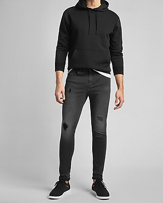 Super Skinny Supersoft Black Hyper Stretch Jeans | Express
