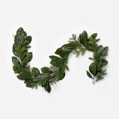 Magnolia and Pine Holiday Artificial Garland - Threshold™ designed with Studio McGee | Target