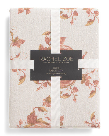 60x84 Rust And Gold Pumpkin Tablecloth | TJ Maxx