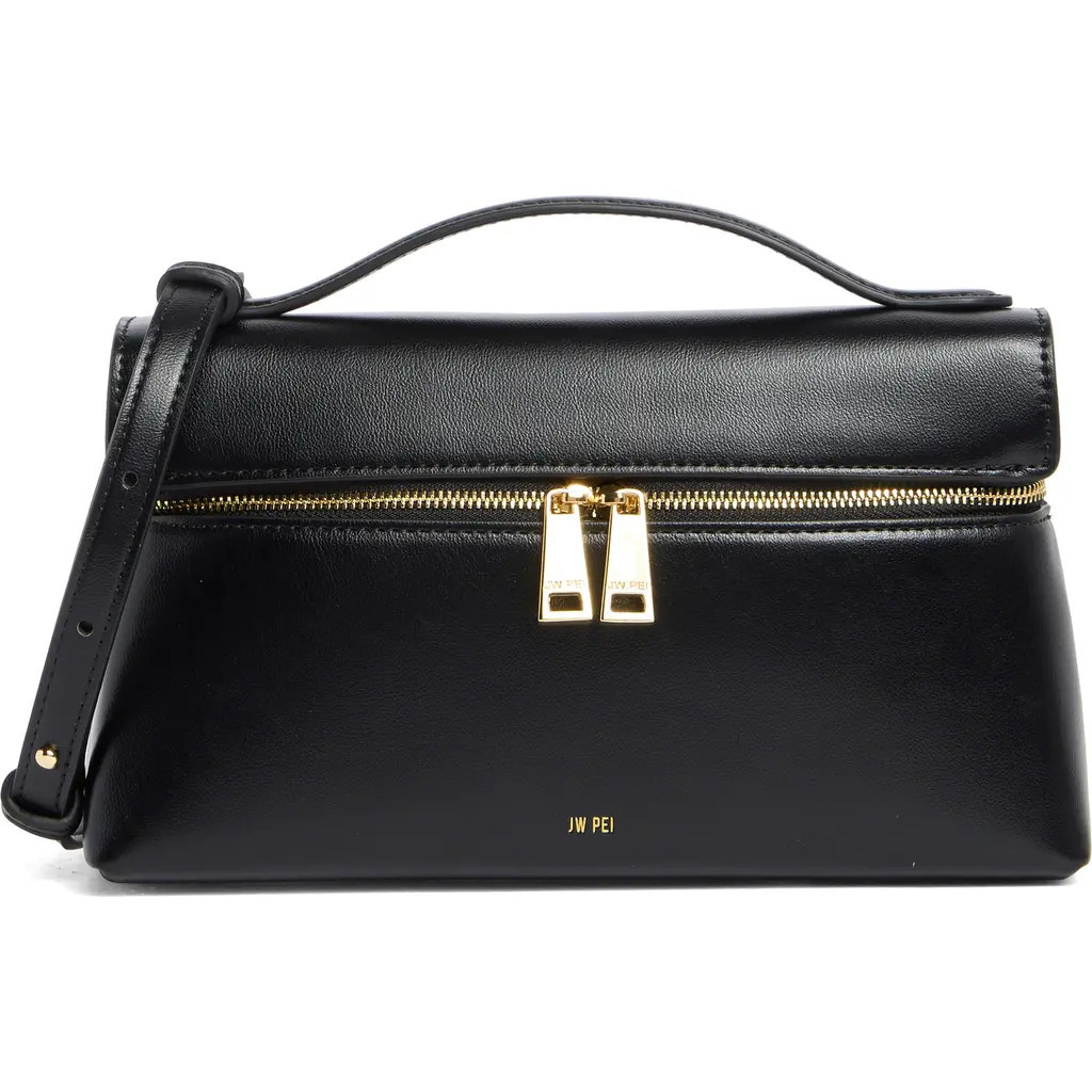 JW PEI Thea Faux Leather Top Handle Bag in Black at Nordstrom | Nordstrom