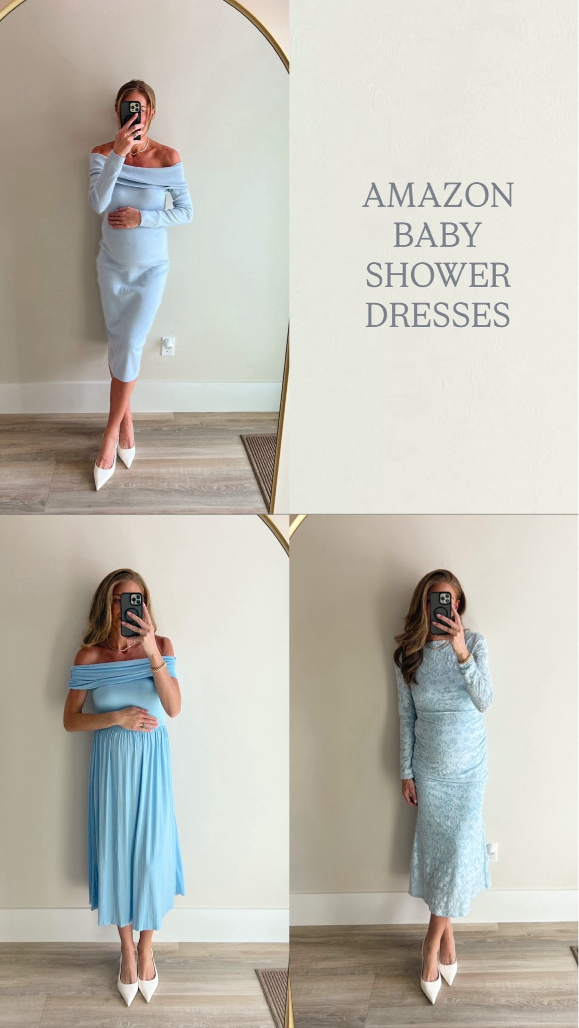 Amazon baby boy shower dresses 🩵

#LTKBaby #LTKmomlife #LTKBump